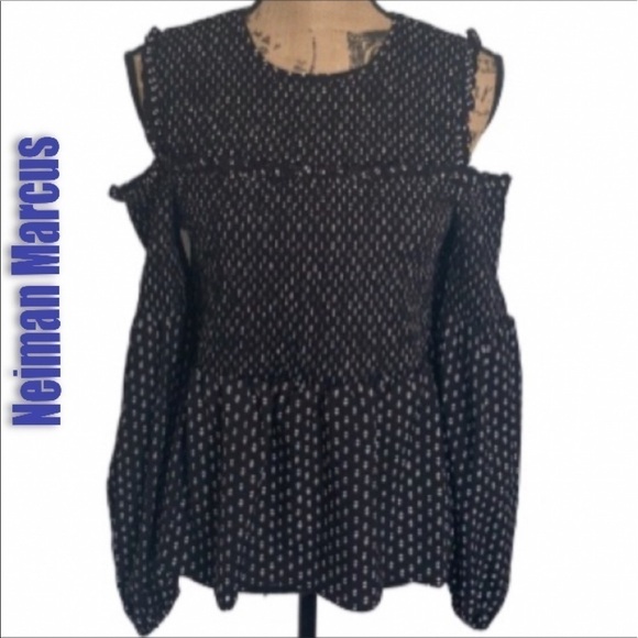 💟 So Cute off Shoulders Marled Reunited Cloth NWT - Picture 2 of 9
